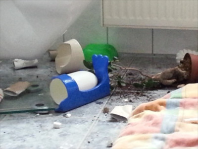 Amica - Bad demoliert